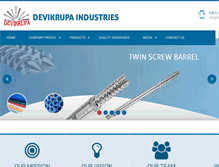 Tablet Screenshot of devikrupaindustries.com